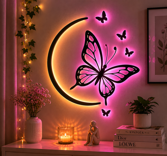 Celestial Butterfly Wall Light